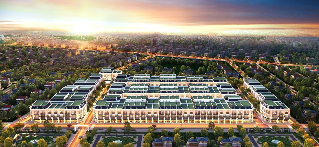 Phối cảnh khu dân cư An Viễn trên đường Phùng Hưng, Trảng Bom, Đồng Nai